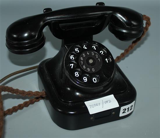 Bakelite telephone